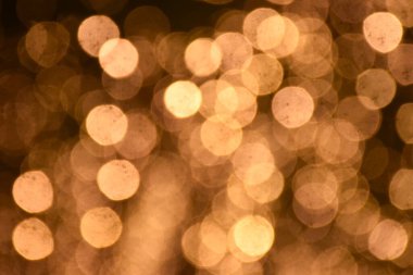 Sarı dekorasyonun bulanık kırmızı ışığı arka plan ve doku 