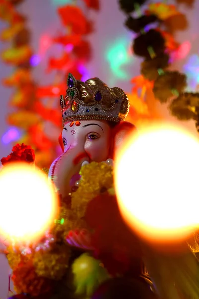 Lord Ganesh Bóg Hinduskiej Religii — Zdjęcie stockowe