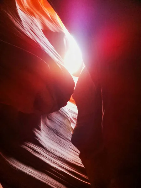 Piękny Widok Antelope Canyon — Zdjęcie stockowe
