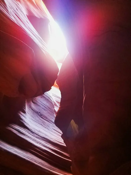 Vacker Utsikt Över Antelope Canyon — Stockfoto