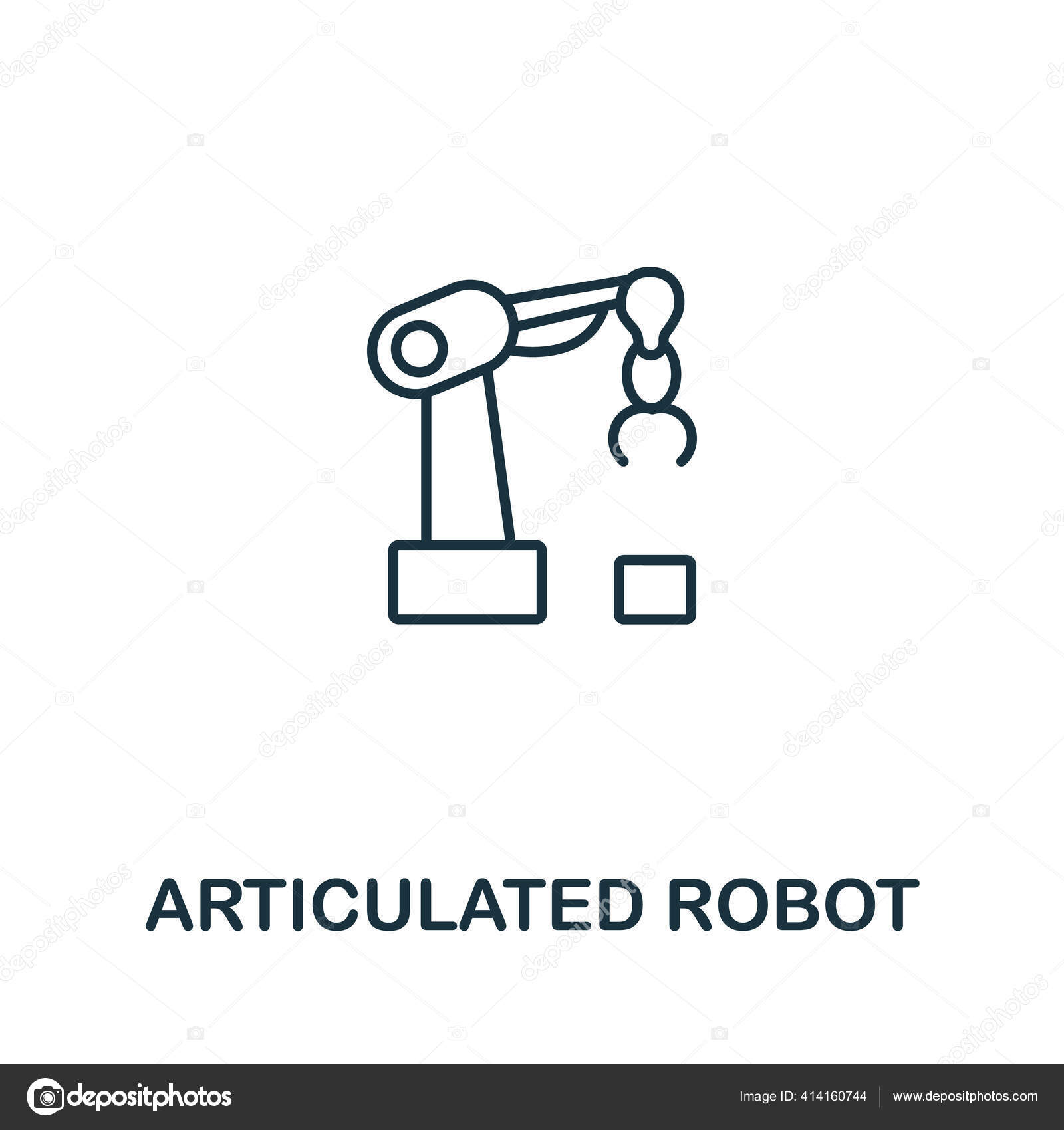 多関節ロボットストックベクター ロイヤリティフリー多関節ロボットイラスト Depositphotos