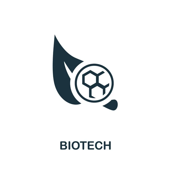 Ícone Biotecnológico Ilustração Simples Coleção Biohacking Ícone Biotecnologia Criativa Para —  Vetores de Stock
