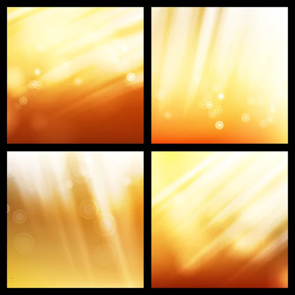 Vector de fondo de luz solar. Fondo resplandeciente abstracto. Explosión brillante. Sunrise Wallpaper. Cielo, Sol. Diseño amarillo brillante. Primavera. Efecto de luz de destello solar. Cielo de verano. Ilustración — Vector de stock