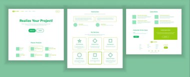 Web sayfası tasarlamak vektör. Web sitesi iş gerçeklik. Alışveriş Online Site düzeni şablonu. Siber Pazartesi. Strateji planlama. Konferans yatırım. İllüstrasyon