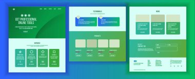Web sitesi tasarım şablonu vektör. İş teknoloji. Açılış Web sayfası. Modern Online Servises. Promosyon ayarlar. Aanalysis reklam. İnsanlar çevre. İllüstrasyon