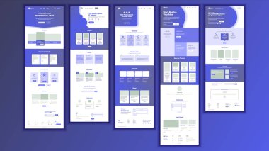 Web sitesi sayfayı vektör. İş Web sitesi. Web sayfası. Açılış tasarım şablonu. Süreçleri ve Office durum. Toplantı takım çalışması. İnsan kaynakları. Çözüm desteklemiyor. İllüstrasyon
