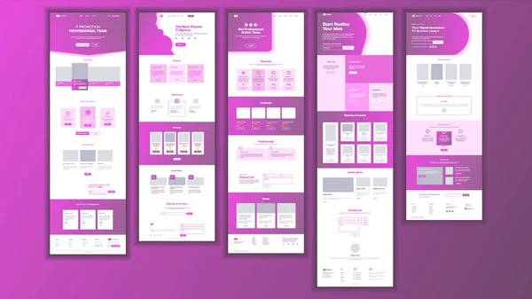 Webseite Seite Vektor. Unternehmenswebseite. Webseite. Design-Vorlage für die Landung. das Ziel erreichen. Gruppentreffen. Produkt-Testimonial. Spende. Illustration — Stockvektor