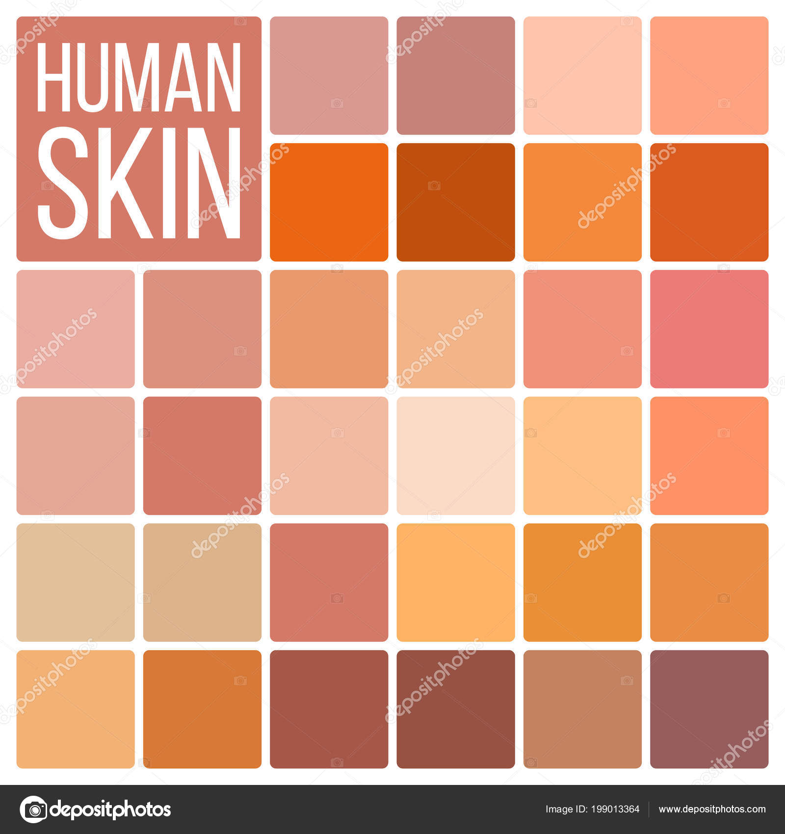 Skin Color Chart