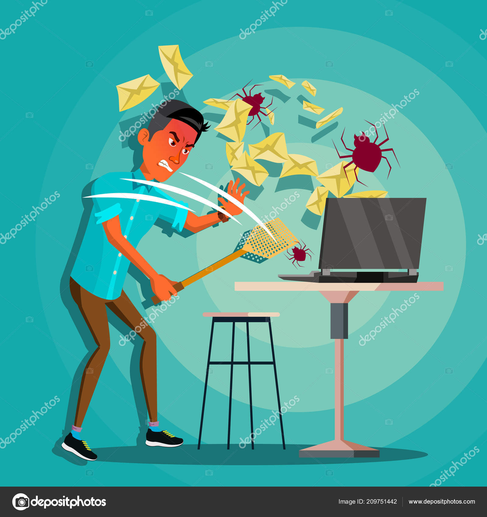 Spam Virus Concept Vector. Man. Internet Security. Hacker Online. Data Protection. Cyber Safety. E-mail Alert. Trojan Protect. Flat Cartoon Illustration Stock Vector Image by ©pikepicture #209751442 Spam Virus Concept Vector. Man. Internet Security. Hacker Online. Data Protection. Cyber Safety. E-mail Alert. Trojan Protect. Flat Cartoon Illustration Stock Vector Image by ©pikepicture #209751442