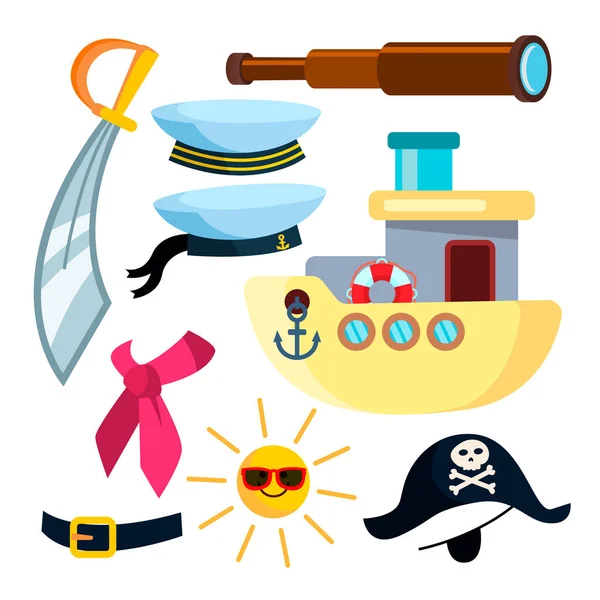 Ninja Weapons Set Vector. Assassin Accessories. Star, Sword, Sai, Nunchaku.  Throwing Knives, Katana, Shuriken. Isolated Flat Cartoon Illustration Stock  Vector