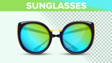 Kedi Göz Güneş Gözlüğü, Trendy Vektör 3d Tonları