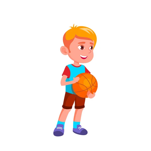 Petit Enfant Avec Le Ballon Illustration de Vecteur - Illustration