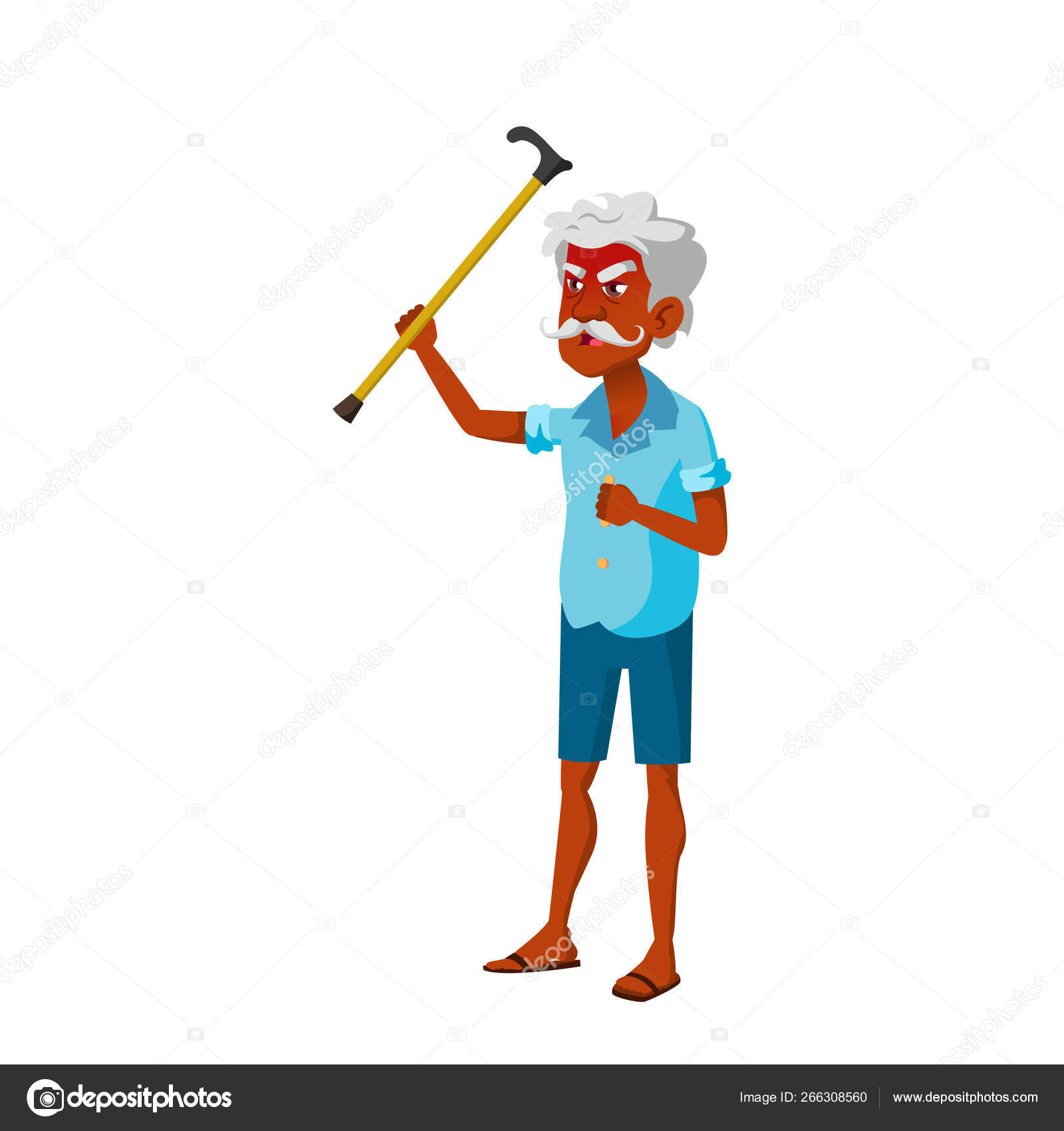Indian Old Man Vector. Elderly People. Senior Person. Isolated Cartoon  Illustration Stock Vector Image by ©pikepicture #266308560