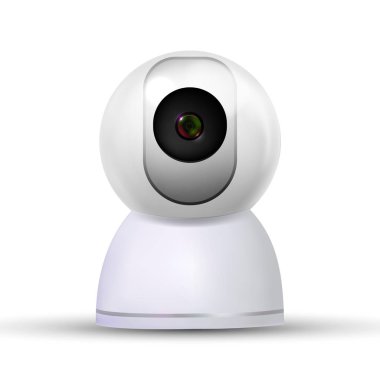 Kapalı Şık Ev Video Online Kamera Vektör