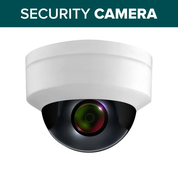 Plafond video bewaking bewakings camera vector — Stockvector