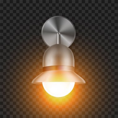 Ev Vektör ü Için Shining Modern Sconce Element