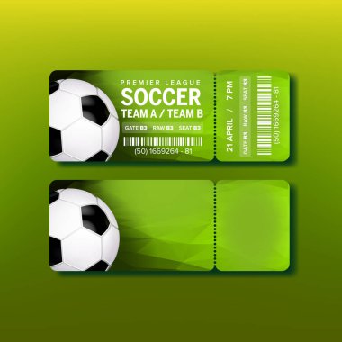 Premier League Soccer Vector final iã§in bilet