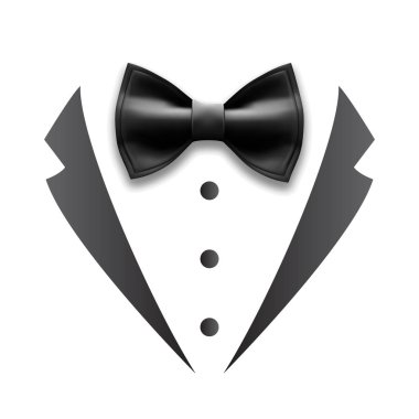 Man Düğün Suit Tuxedo Vektör Siyah Detayları