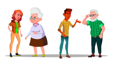 Genç Nesil Karakteri Yaşlı Vektöre İstismar Çığlığı