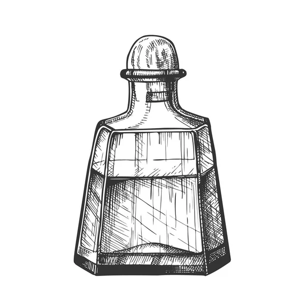 Klasický Vector nápoj Crystal Carafe Tequila — Stockový vektor