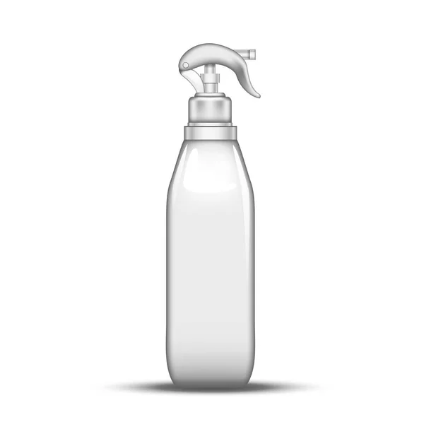 Kunststoff Zerstäuber Flasche Pulverisierung Wasser Vektor — Stockvektor