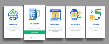 Online İşlemler Vektör Onboarding