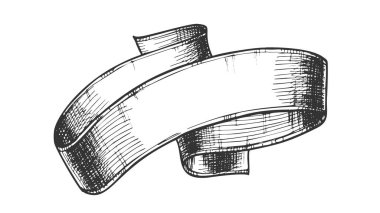 Klasik Promosyon Başlık Kurdele Vintage Vektör