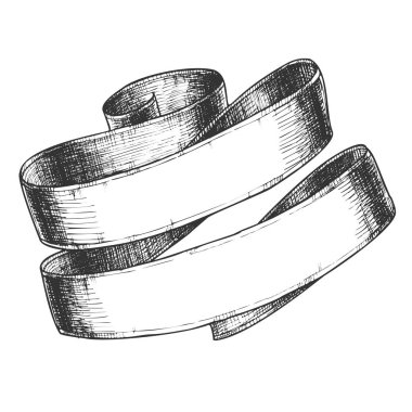 Elegance Dekorasyon Elemanı Şerit Doodle Vektör