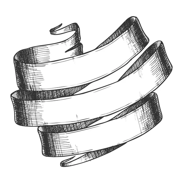 Елемент прикраси Вихрові стрічки Вінтажний вектор — стоковий вектор