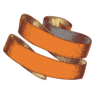 Renk Zerafet Dekorasyon Elemanı Şerit Doodle Vektör