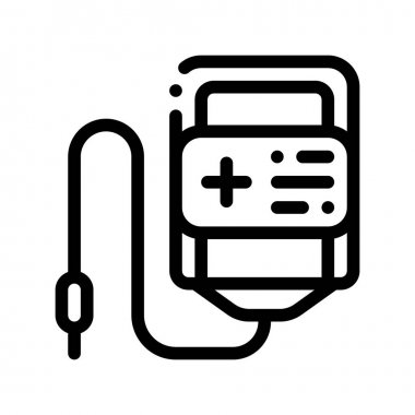 Gönüllüler destek şişe vektör Ince çizgi simgesi