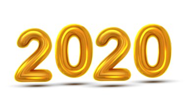2020 sayı yeni yıl kutlama Banner vektör