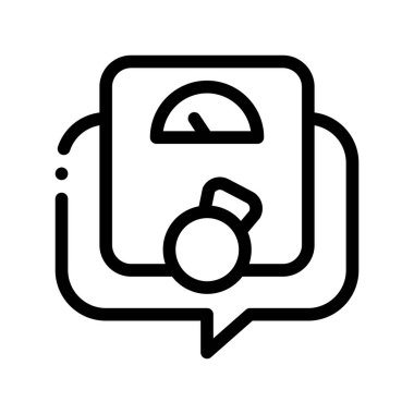 Gebelik Vektör İşaret Ikonu Ağırlık Gane Symptomp