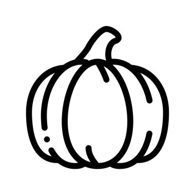 Sağlıklı Gıda Sebze Kabak Vektör İşaret Ikonu