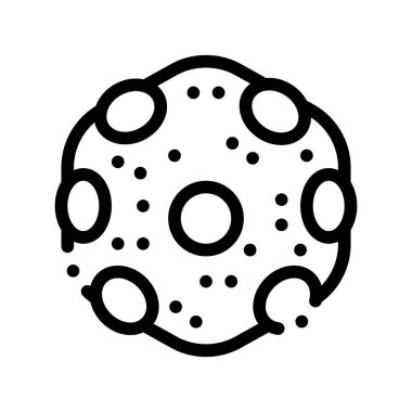 Laboratuvar Mikroskobik Bakteri Vektör İşaretI Simgesi