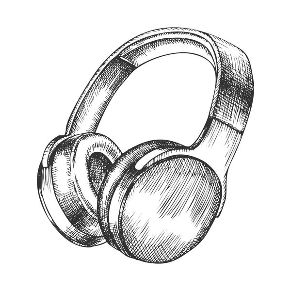 Melomane Audio Device Wireless Headphones Vector