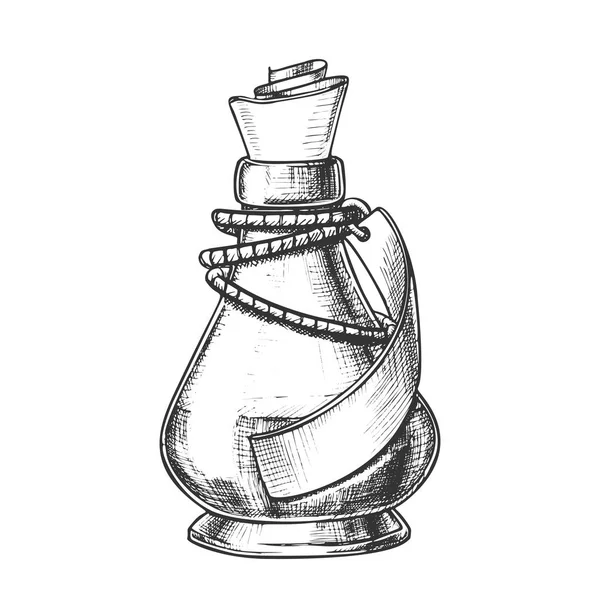 创意药水玻璃瓶菲亚尔墨水载体 — 图库矢量图片