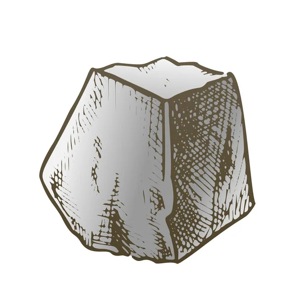 Batu Tumpukan Gravel Cobblestone Vektor Warna - Stok Vektor