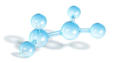 Molekül İlaç Bilimsel Model Vektörü