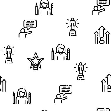 İnsan Yeteneksiz Desen Vektörü