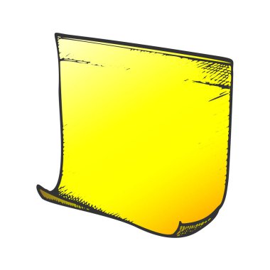 Karton Kağıt Kırtasiyesi Ekipman Renk Vektörü