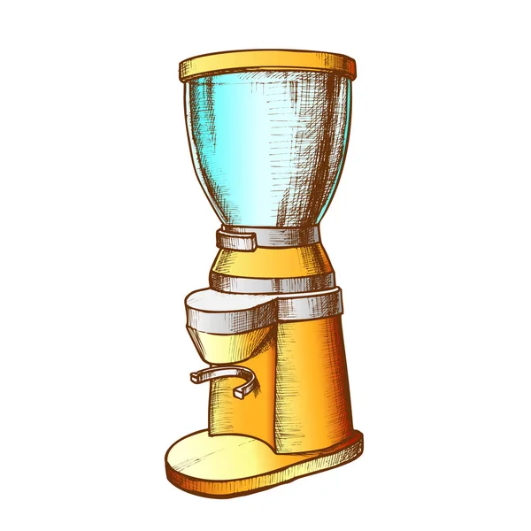 Espresso Energy Drink Brewing Machine Vecteur d'encre — Image vectorielle
