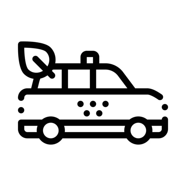 Icono de Taxi Online Vector Illustration — Vector de stock