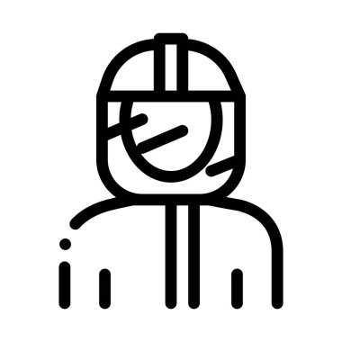 Koruyucu Kostüm ve Maske Metalurjik Simge Vektörü ResimleriComment