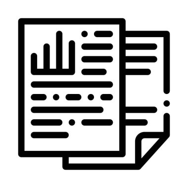 Tıbbi Geçmiş Biyohack Simge Vektörü İllüstrasyonu