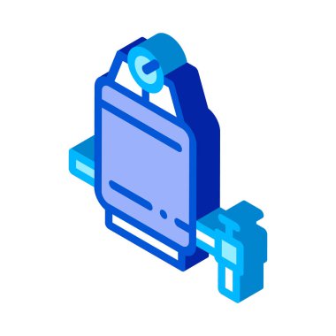 Çoklu Kademe Sistemi Su Tedavisi izometrik ikon vektör çizimi