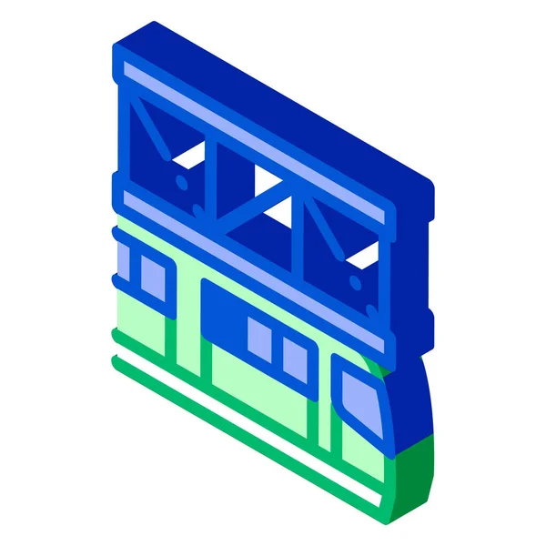 Public Transport Suspention Railway isometric icon vector illustration — Stock Illustration Public Transport Suspention Railway isometric icon vector illustration Stock Vector