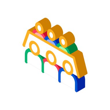 Simge Vektörüyle İş Buluşması. Isome İş Buluşma Tabelası. renk izole edilmiş sembol çizimi