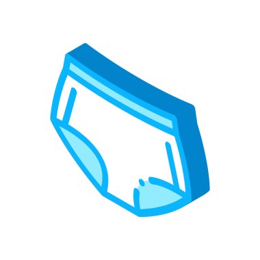 Maxi Pants Simge Vektörü. Isometric Maxi Pants tabelası. renk izole edilmiş sembol çizimi