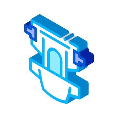 Bebek Icon Vector için bebek bezi. Bebek bezi tabelası. renk izole edilmiş sembol çizimi